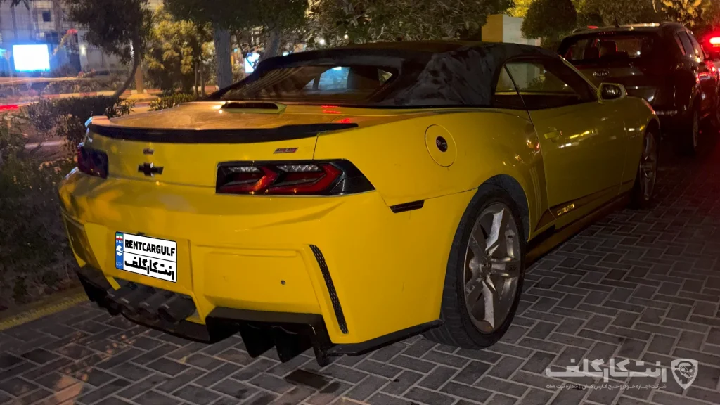 شورلت کامارو ۲۰۱۳ زرد